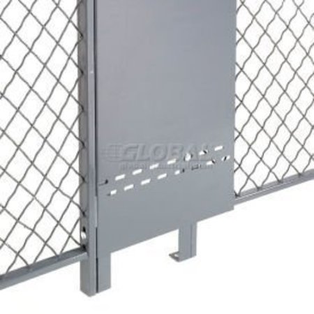 GLOBAL EQUIPMENT Fill-A-Gap Adjustable Panel for 8' Wire Mesh Partition 303330
